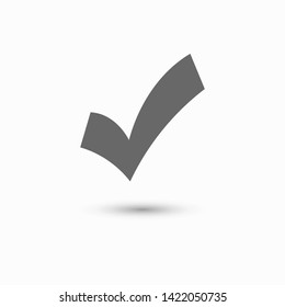 Check Mark Isolated Icon. Checklist button icon. Check mark, tick vector icon. Checkmark Icon Vector. Checklist check mark vector EPS 10
