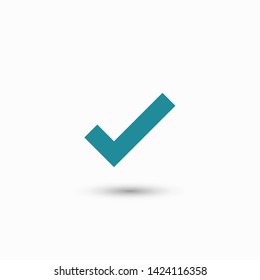 Check Mark Isolated Icon. Checklist button icon. Check mark, tick vector icon. Checkmark Icon Vector. Checklist check mark vector EPS 10