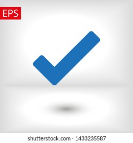 Check Mark Isolated Icon. Checklist button icon. Check mark, tick vector icon. Checkmark Icon Vector. Checklist check mark vector EPS 10