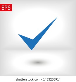 Check Mark Isolated Icon. Checklist button icon. Check mark, tick vector icon. Checkmark Icon Vector. Checklist check mark vector EPS 10