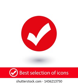 Check Mark Isolated Icon. Checklist button icon. Check mark, tick vector icon. Checkmark Icon Vector. Checklist check mark vector EPS 10