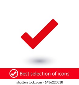 Check Mark Isolated Icon. Checklist button icon. Check mark, tick vector icon. Checkmark Icon Vector. Checklist check mark vector EPS 10