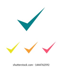 Check Mark Isolated Icon. Checklist button icon. Check mark, tick vector icon. Checkmark Icon Vector. Checklist check mark vector EPS 10