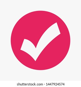 Check Mark Isolated Icon. Checklist button icon. Check mark, tick vector icon. Checkmark Icon Vector. Checklist check mark vector EPS 10