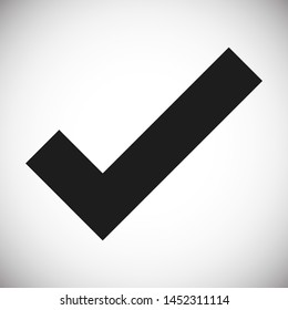 Check Mark Isolated Icon. Checklist button icon. Check mark, tick vector icon. Checkmark Icon Vector. Checklist check mark vector EPS 10