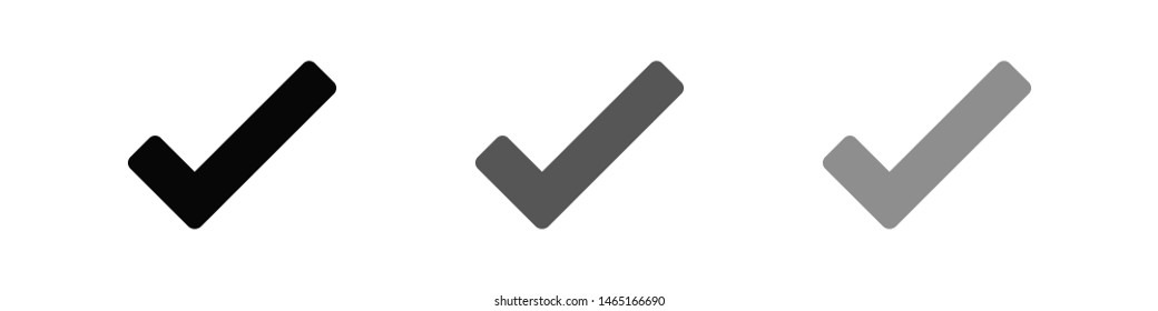 Check Mark Isolated Icon. Checklist button icon. Check mark, tick vector icon. Checkmark Icon Vector. Checklist check mark vector EPS 10