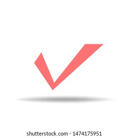 Check Mark Isolated Icon. Checklist button icon. Check mark, tick vector icon. Checkmark Icon Vector. Checklist check mark vector EPS 10