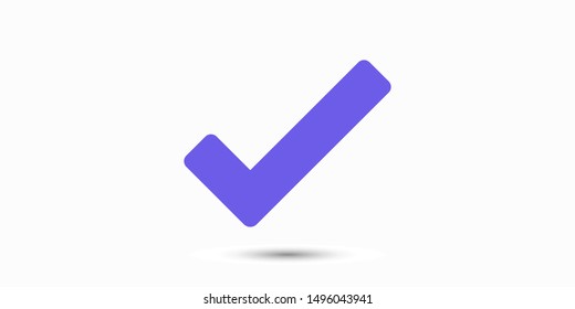 Check Mark Isolated Icon. Checklist button icon. Check mark, tick vector icon. Checkmark Icon Vector. Checklist check mark vector EPS 10