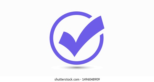 Check Mark Isolated Icon. Checklist button icon. Check mark, tick vector icon. Checkmark Icon Vector. Checklist check mark vector EPS 10
