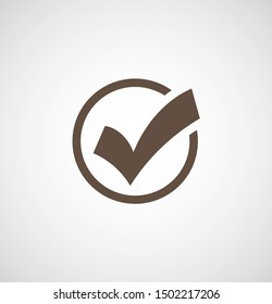 Check Mark Isolated Icon. Checklist button icon. Check mark, tick vector icon. Checkmark Icon Vector. Checklist check mark vector EPS 10
