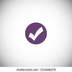 Check Mark Isolated Icon. Checklist button icon. Check mark, tick vector icon. Checkmark Icon Vector. Checklist check mark vector EPS 10