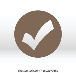 Check Mark Isolated Icon. Checklist button icon. Check mark, tick vector icon. Checkmark Icon Vector. Checklist check mark vector EPS 10