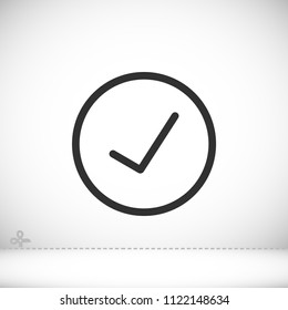 Check Mark Isolated Vector icon