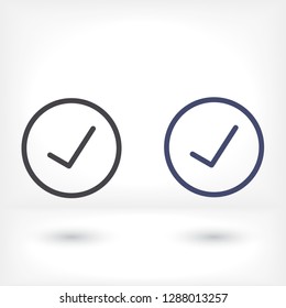 Check Mark Isolated Vector icon