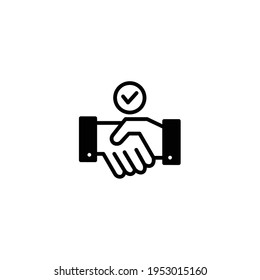 Marcar la ilustración del vector de icono de línea