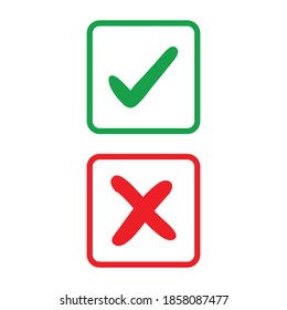 Check mark line icons set