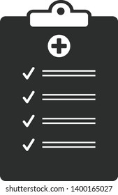 Check mark list icon - vector 