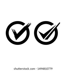 check mark and check list icons