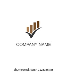 check mark logo, check business icon and symbol