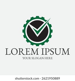 The check mark logo features a simple yet powerful design symbolizing approval, success, and completion. 