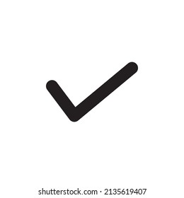 Check mark logo icon sign symbol design. vector illustration template isolated