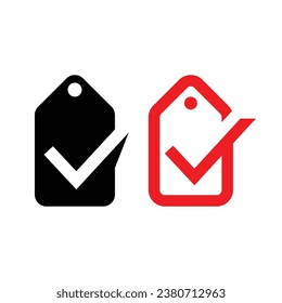 check mark logo icon, check mark vector template, check mark element