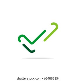 Check Mark Logo Template Illustration Design. Vector EPS 10.