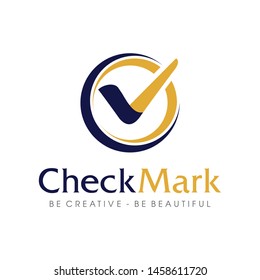 Check mark logo vector, Check mark icon vector