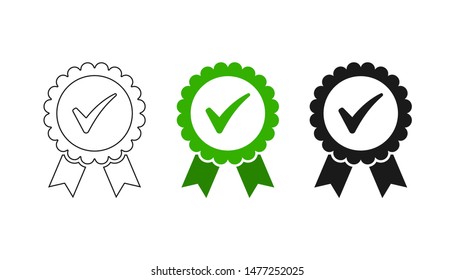 Check mark logo vector or icon vector illustration