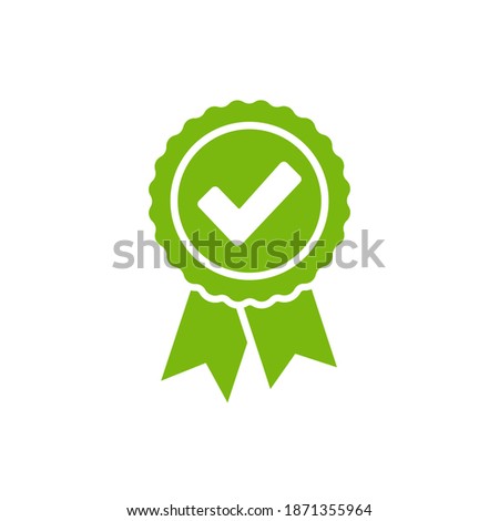 Check mark logo vector icon