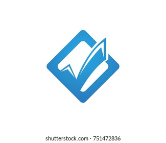 Check Mark logos Template vectors