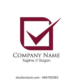 Check Mark Logotype Design
