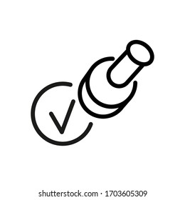 Markieren Sie das Symbol für die Vektorillustration der Umrisse einzeln auf weißem Hintergrund, Symbol für die Kick-Taste für Website-Design, Logo, App, Benutzeroberfläche.