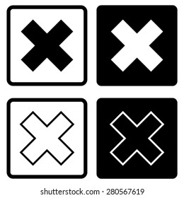 Check mark - reject icon