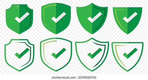 check mark security icon sign vector. eps 10.