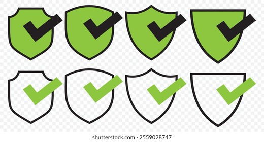 check mark security icon sign vector. eps 10.