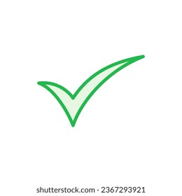 Check mark set. Check mark icon. Tick mark symbol vector