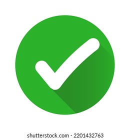 Marcar y ocultar. Icono de verificación moderno. Vector.