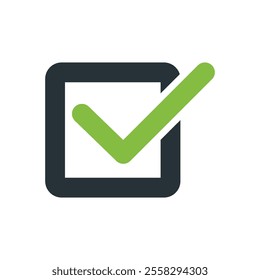 Check mark shape vector icon. Checkmark vector, checkmark icon set, approved symbol, checked checkbox mark.