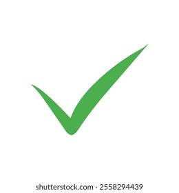 Check mark shape vector icon. Checkmark vector, checkmark icon set, approved symbol, checked checkbox mark.