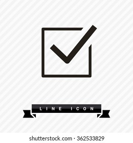 Check mark sign icon. Tick Okay Accept Valid icon button. Check confirm icon. Tick in circle sign. Ok Good Tick check list icon.