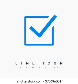 Check mark sign icon. Tick Okay Accept Valid icon button. Check confirm icon. Tick in circle sign. Ok Good Tick check list icon.