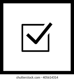 Check mark sign icon. Tick Okay Accept Valid icon button. Check confirm icon. Tick in circle sign. Ok Good Tick check list icon.