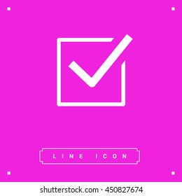 Check mark sign icon. Tick Okay Accept Valid icon button. Check confirm icon. Tick in circle sign. Ok Good Tick check list icon.