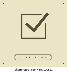 Check mark sign icon. Tick Okay Accept Valid icon button. Check confirm icon. Tick in circle sign. Ok Good Tick check list icon.