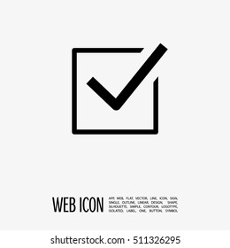 Check mark sign icon. Tick Okay Accept Valid icon button. Check confirm icon. Tick in circle sign. Ok Good Tick check list icon.