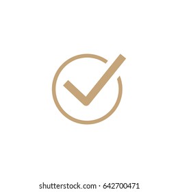 Check mark sign icon. Tick Okay Accept Valid icon button. Check confirm icon. Tick in circle sign. Ok Good Tick check list icon.