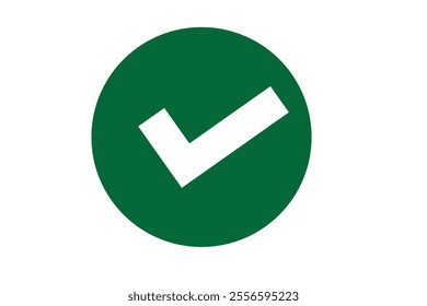 Check Mark Sign, Tick Icon, Sock Vector, eps10.