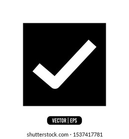 Check Mark Simple Icon Vector Design Stock Vector (Royalty Free ...