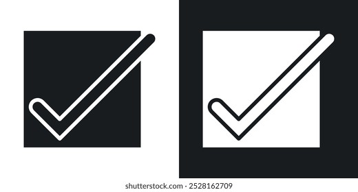 Check mark solid vector icon pack